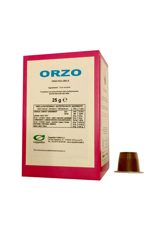 Orzo in capsule